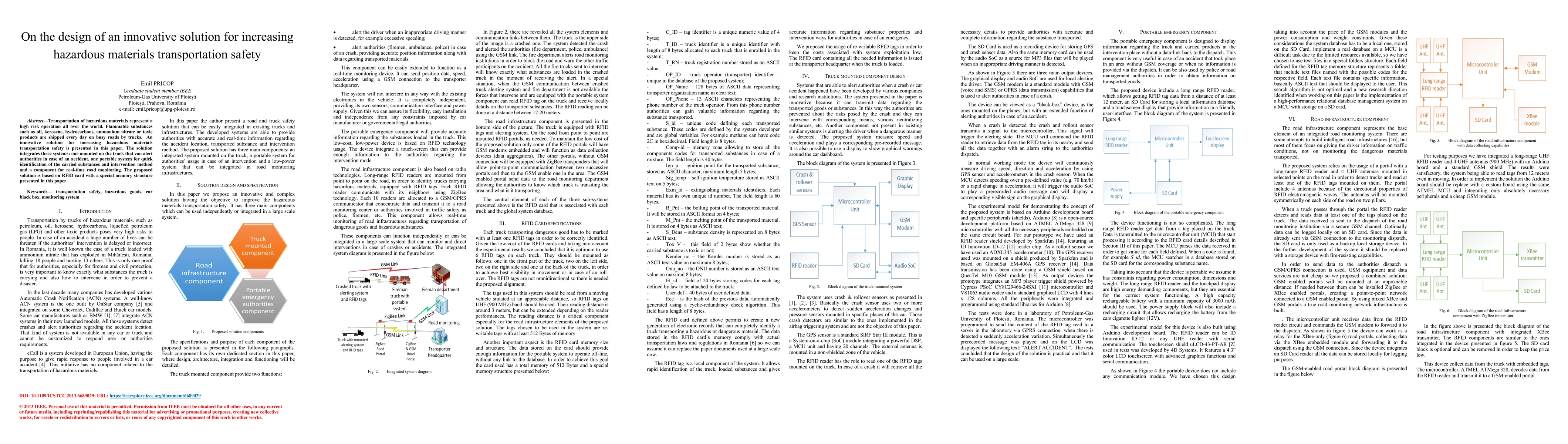 Thumbnail for On the design of an innovative solution for increasing hazardous
  materials transportation safety