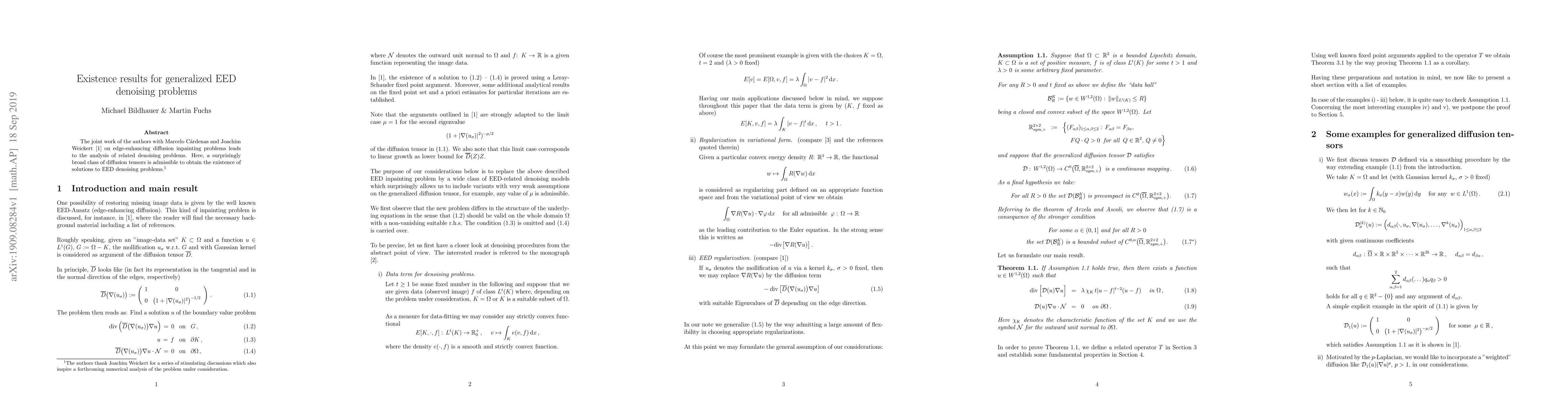 Thumbnail for Existence results for generalized EED denoising problems