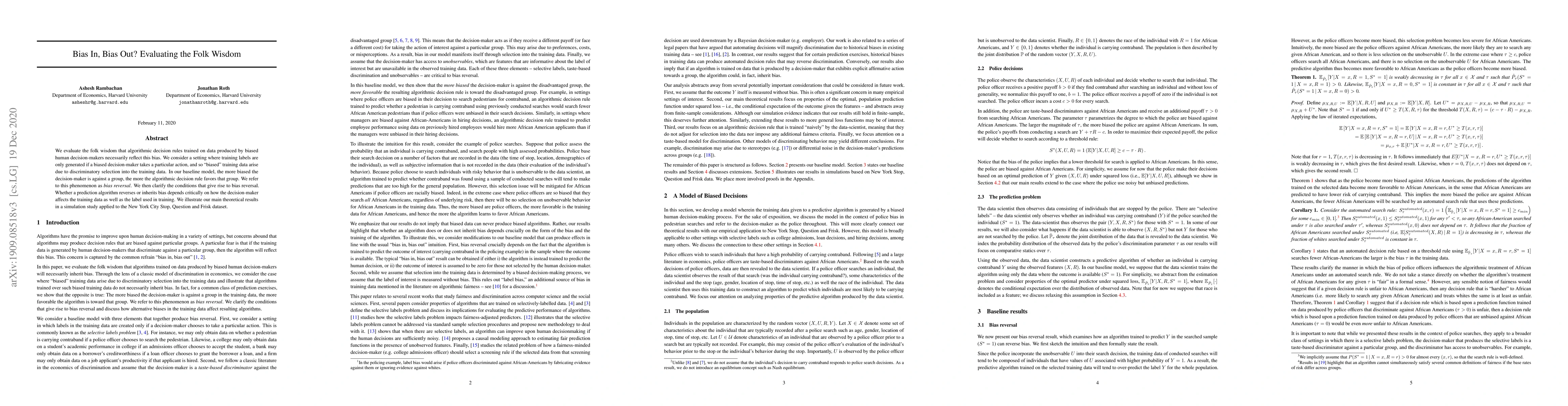 Thumbnail for Bias In, Bias Out? Evaluating the Folk Wisdom
