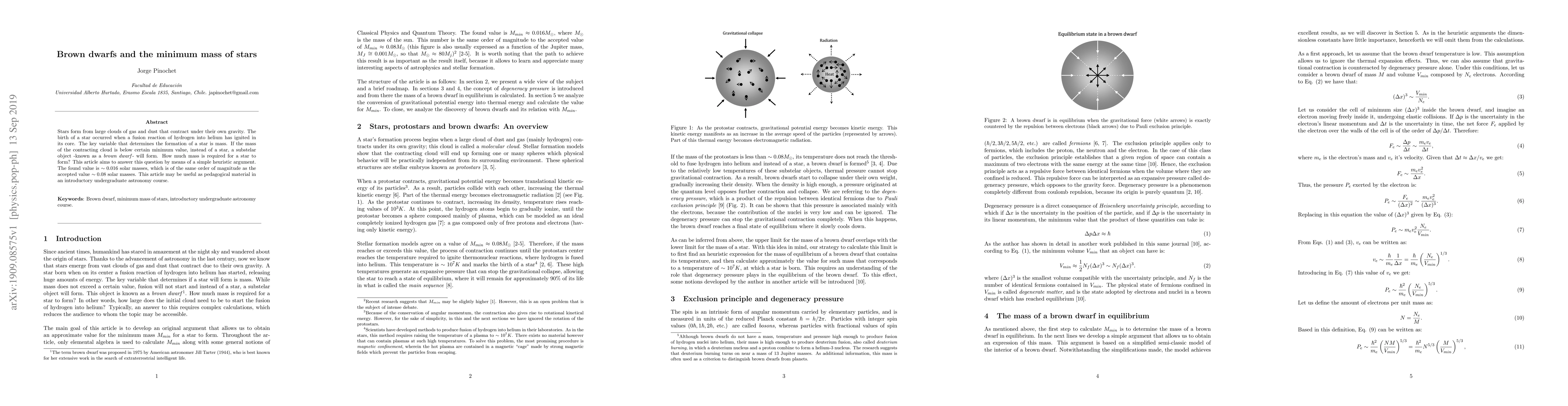Thumbnail for Brown dwarfs and the minimum mass of stars