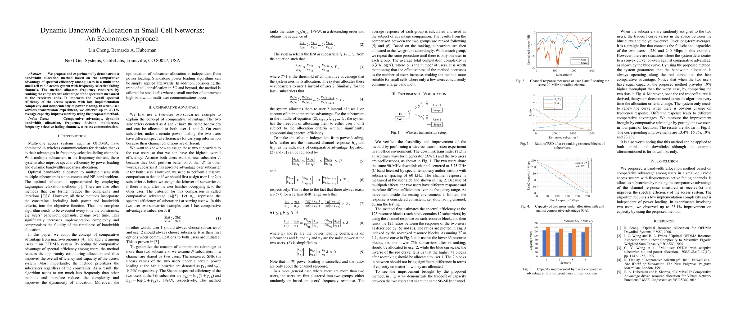 Thumbnail for Dynamic Bandwidth Allocation in Small-Cell Networks: An Economics
  Approach