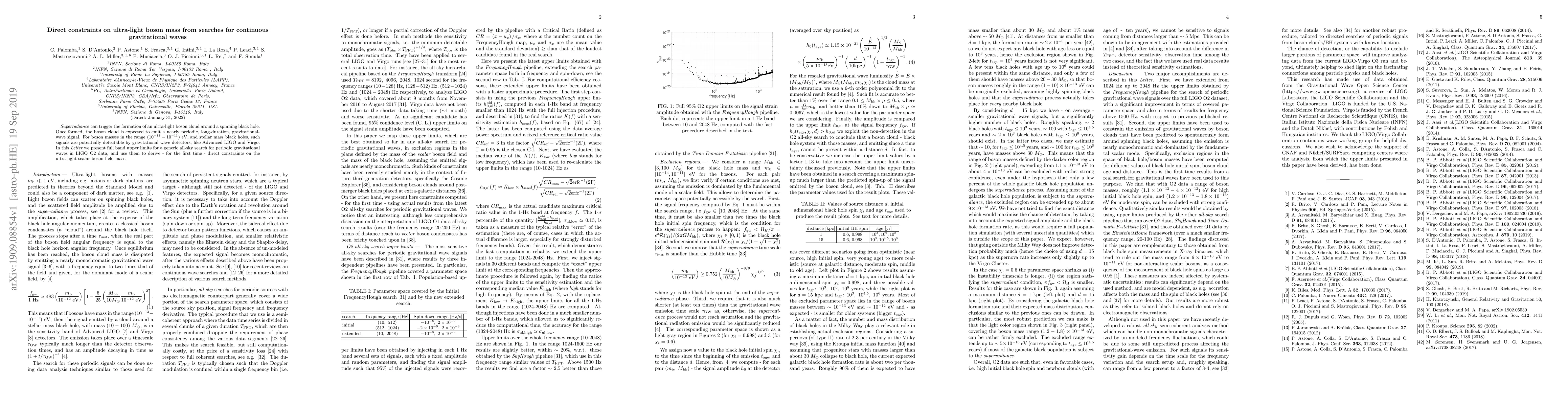 Thumbnail for Direct constraints on ultra-light boson mass from searches for
  continuous gravitational waves