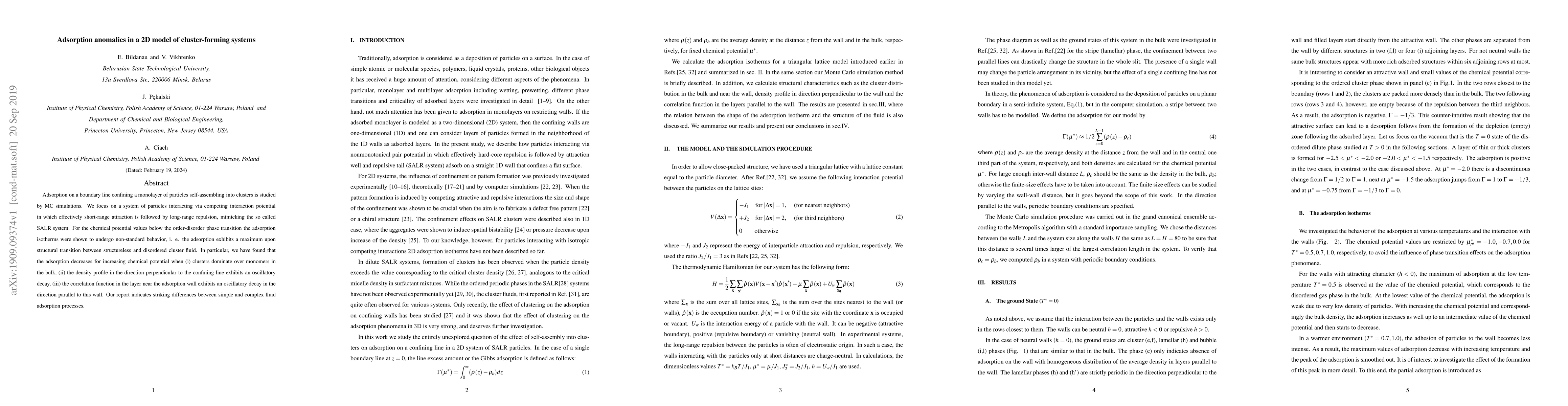 Thumbnail for Adsorption anomalies in a 2D model of cluster-forming systems
