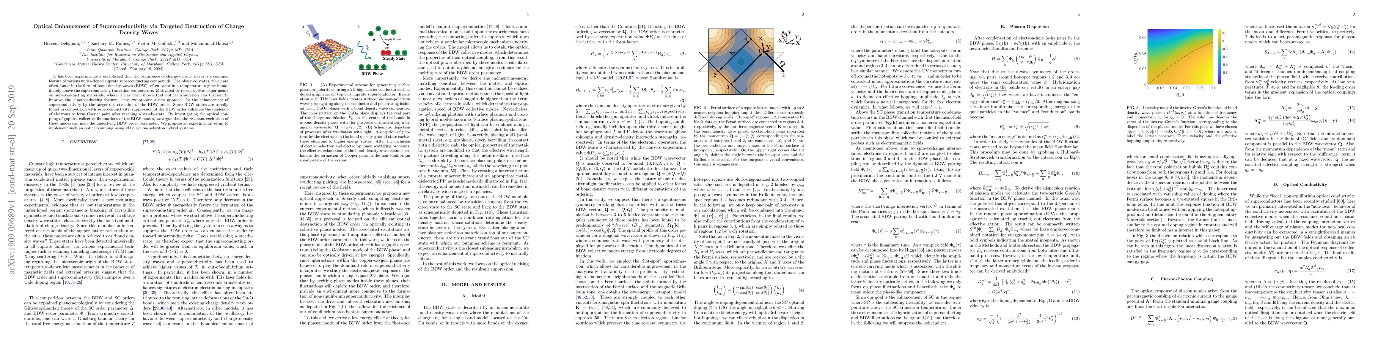Thumbnail for Optical Enhancement of Superconductivity via Targeted Destruction of
  Charge Density Waves