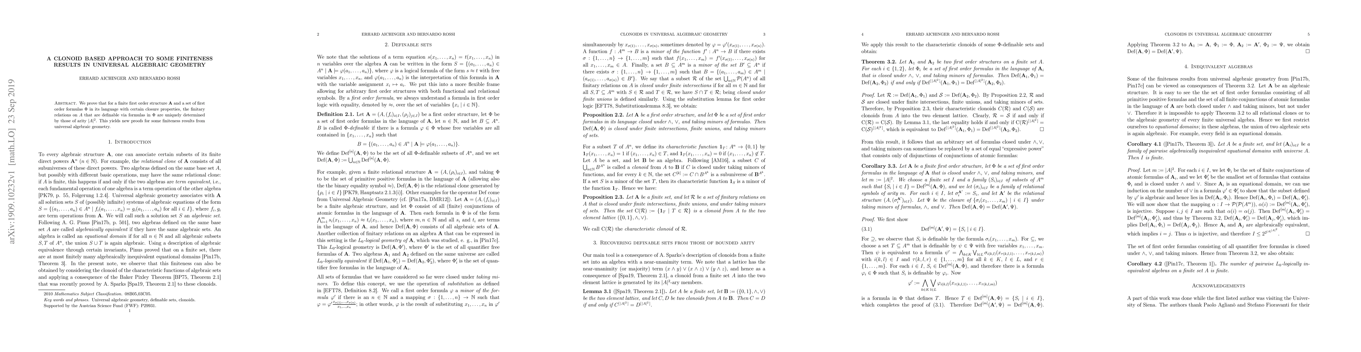 Thumbnail for A clonoid based approach to some finiteness results in universal
  algebraic geometry