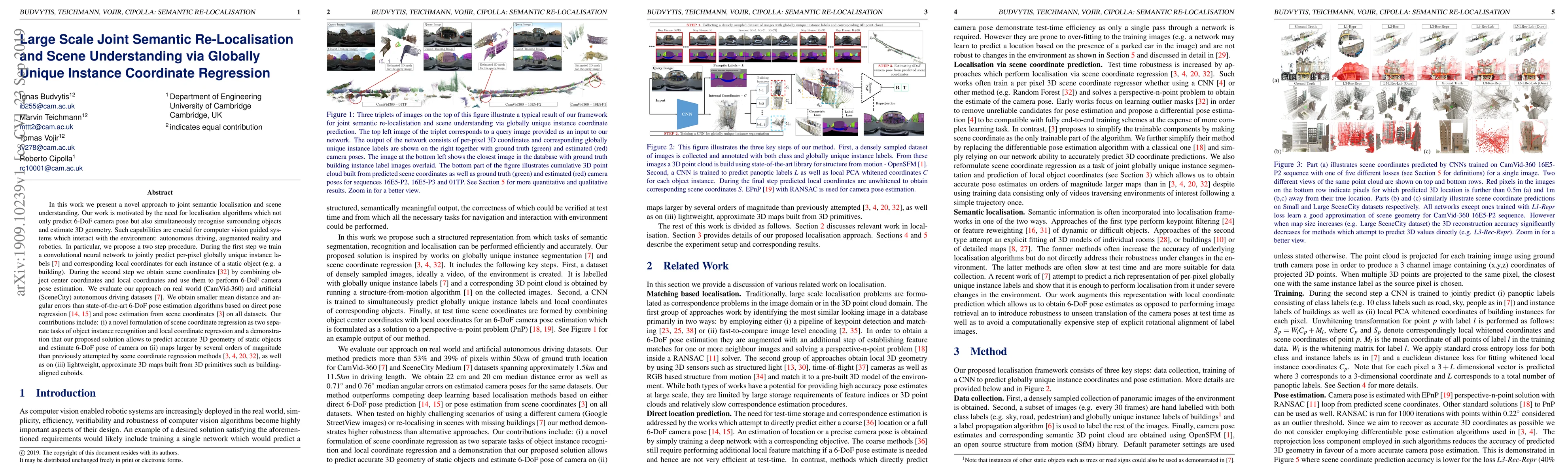 Thumbnail for Large Scale Joint Semantic Re-Localisation and Scene Understanding via
  Globally Unique Instance Coordinate Regression