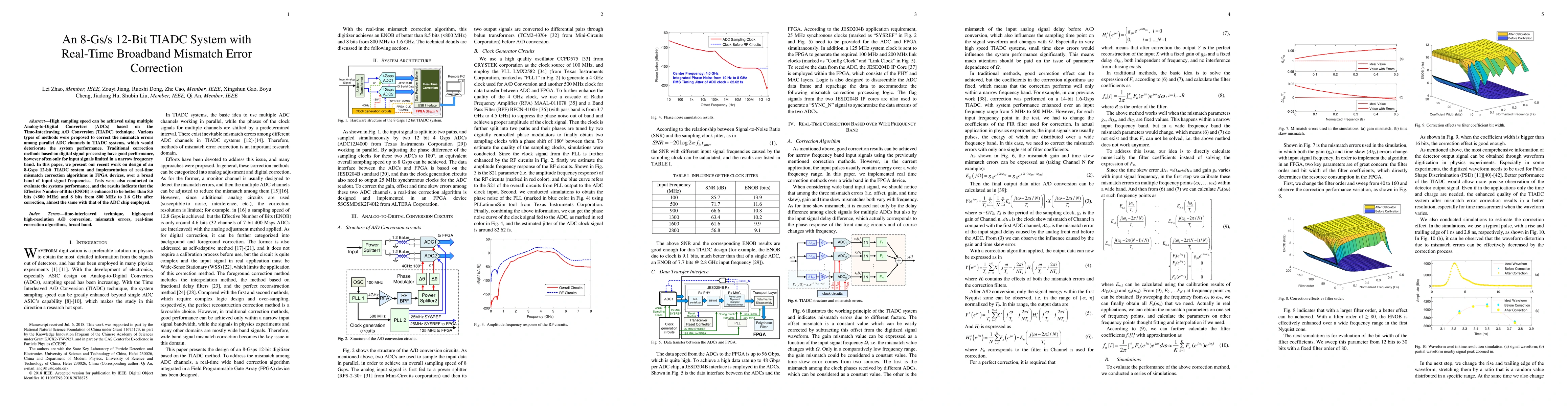 Thumbnail for An 8-Gs/s 12-Bit TIADC System With Real-Time Broadband Mismatch Error
  Correction