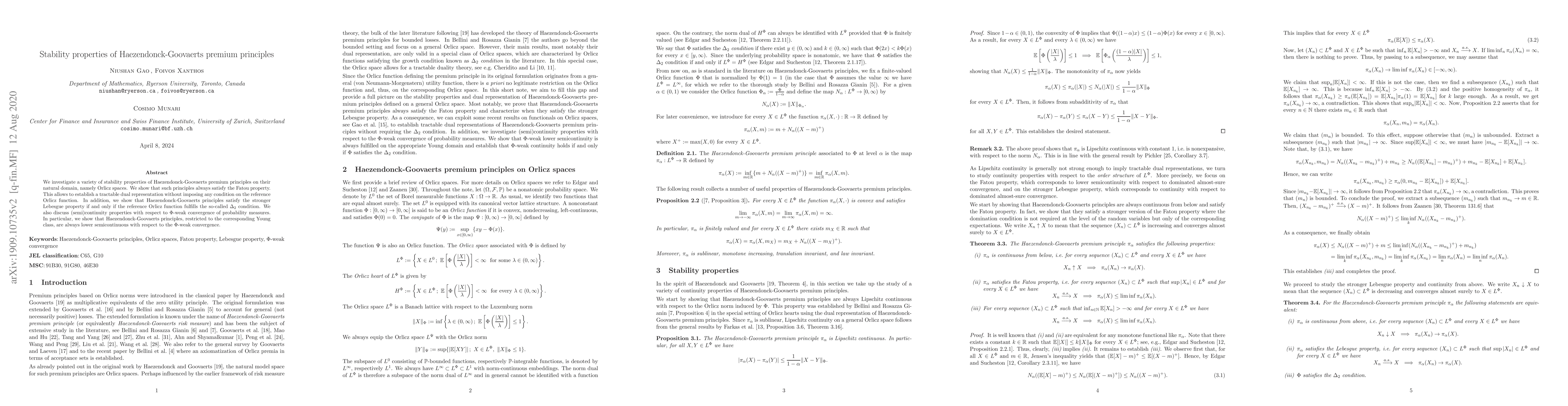 Thumbnail for Stability properties of Haezendonck-Goovaerts premium principles