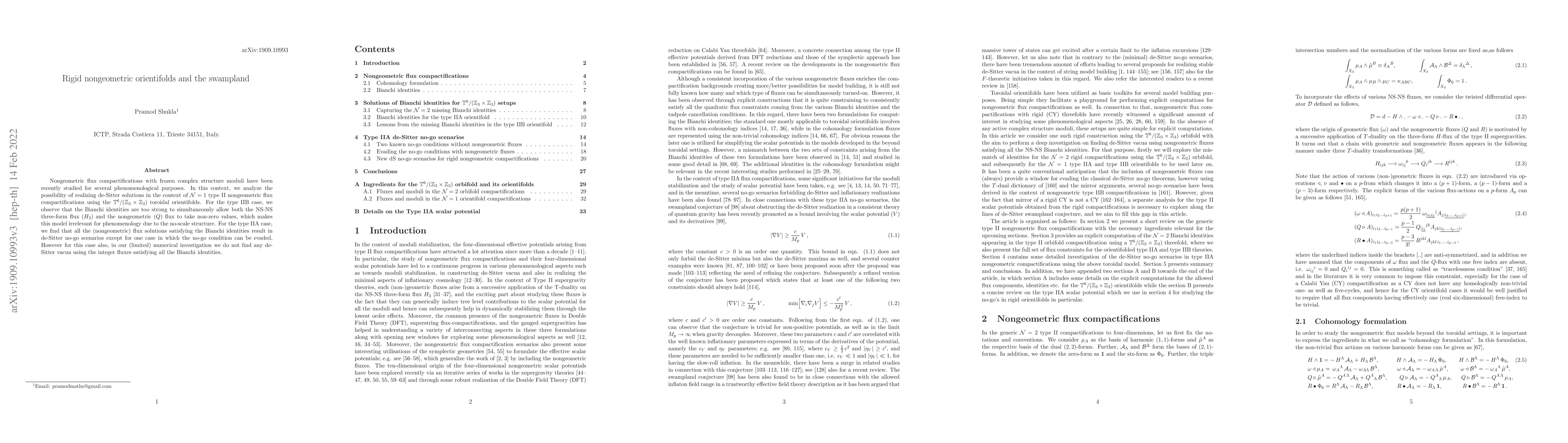 Thumbnail for Rigid nongeometric orientifolds and the swampland