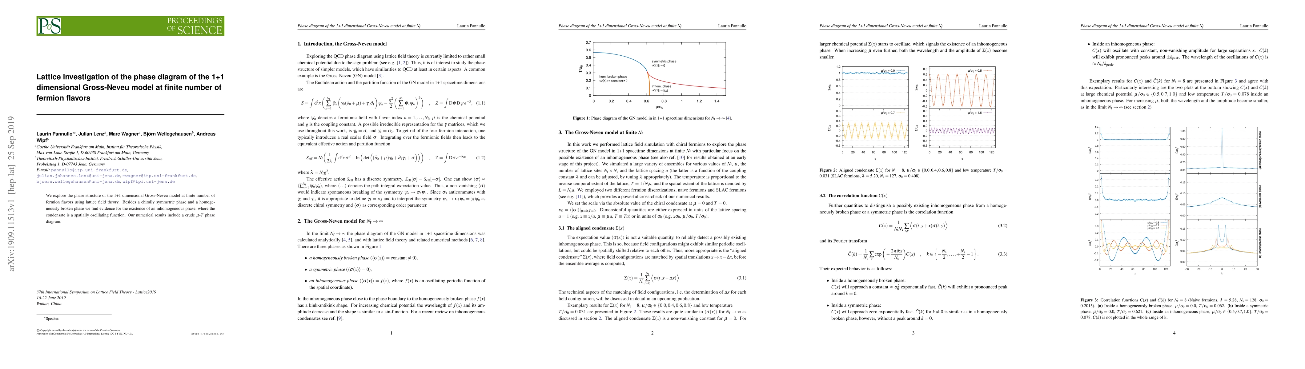 Thumbnail for Lattice investigation of the phase diagram of the 1+1 dimensional
  Gross-Neveu model at finite number of fermion flavors