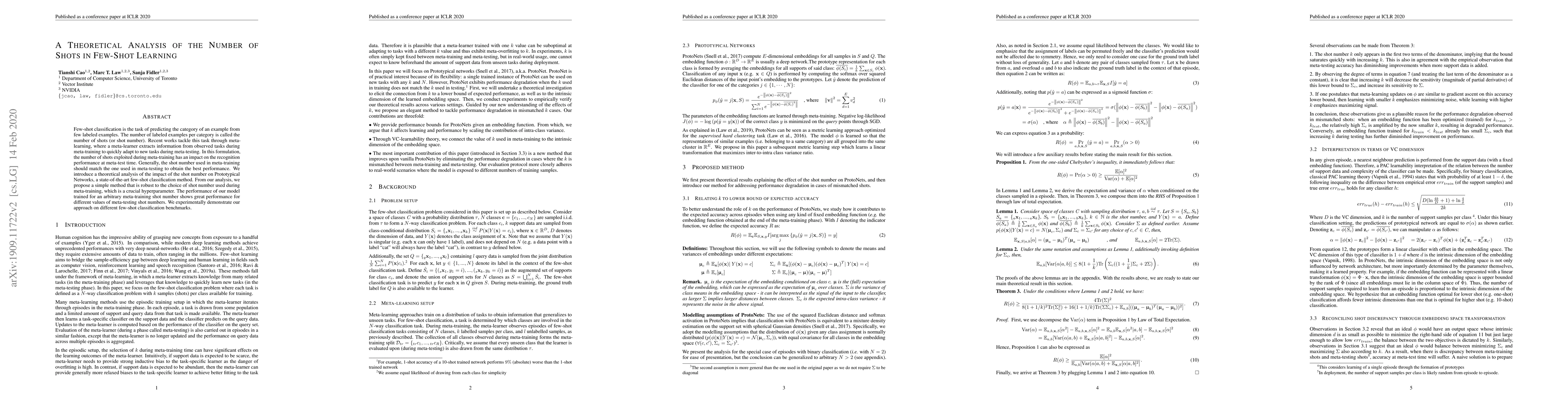 Thumbnail for A Theoretical Analysis of the Number of Shots in Few-Shot Learning