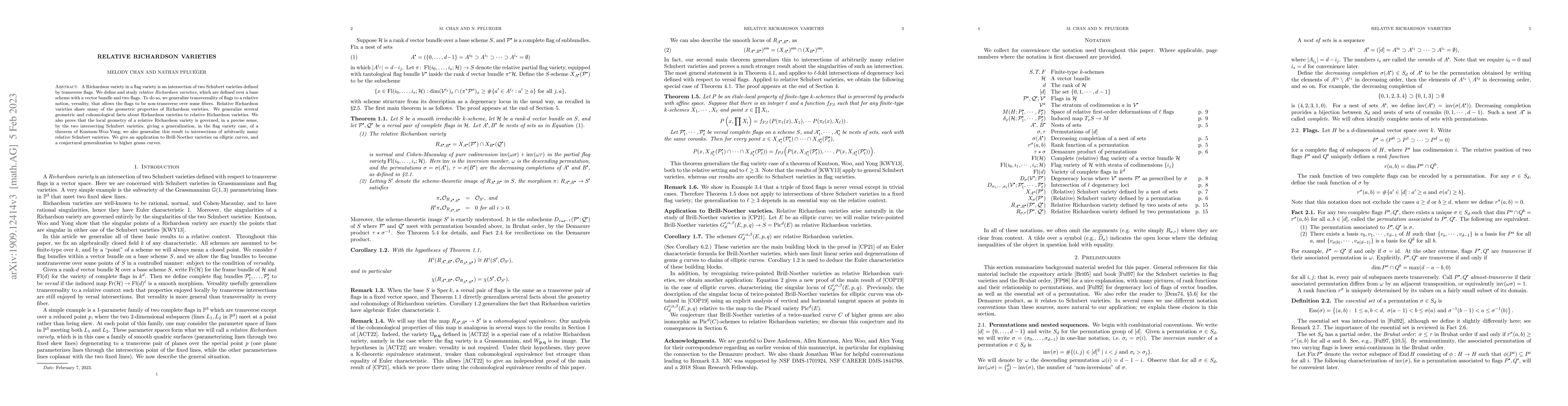 Thumbnail for Relative Richardson Varieties