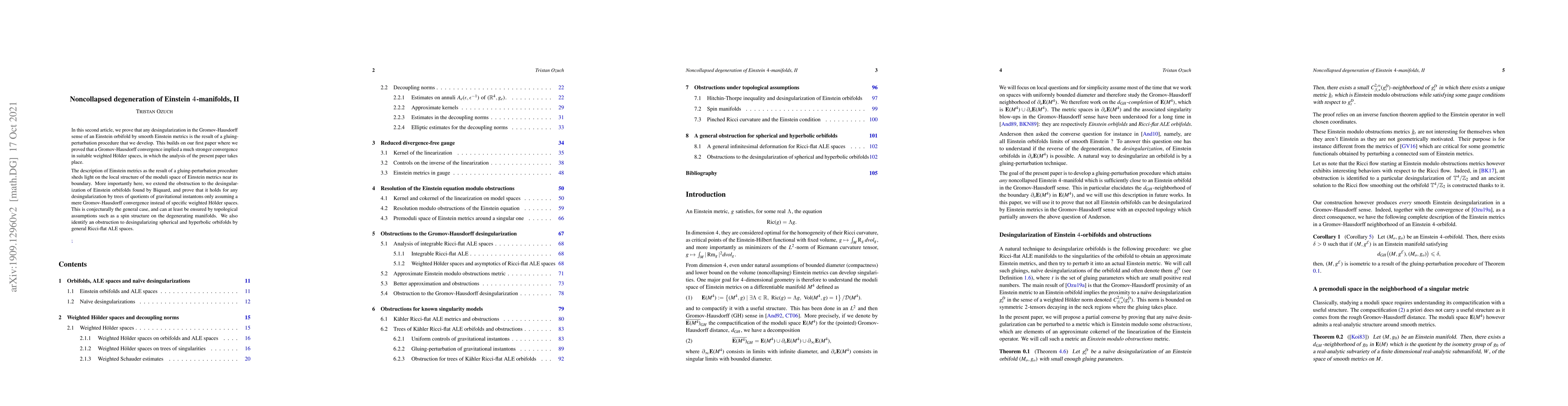 Thumbnail for Noncollapsed degeneration of Einstein 4-manifolds II