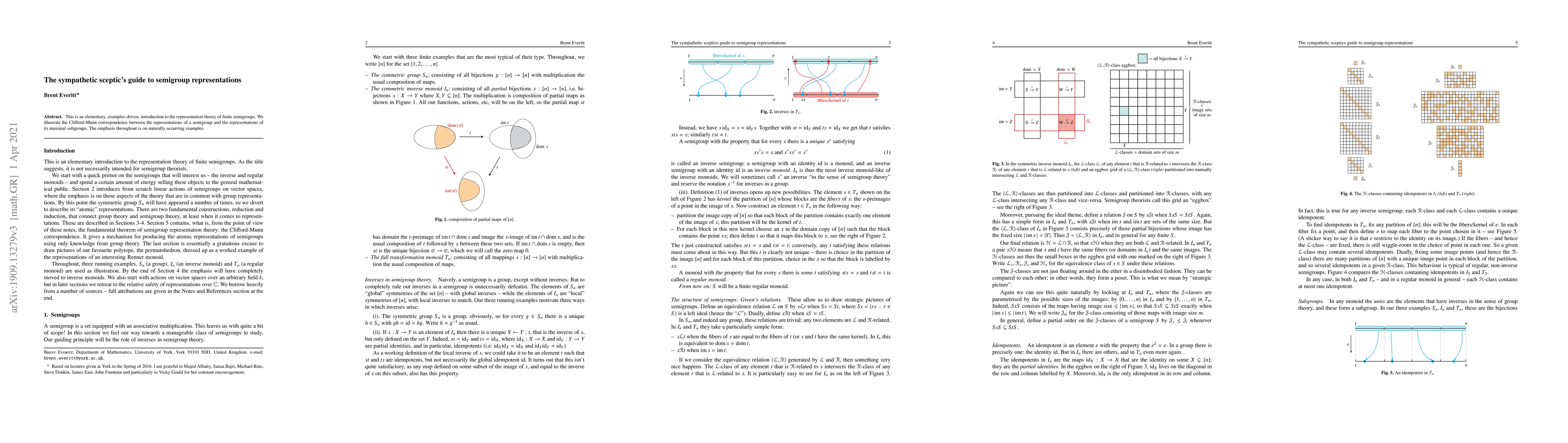 Thumbnail for The sympathetic sceptics guide to semigroup representations