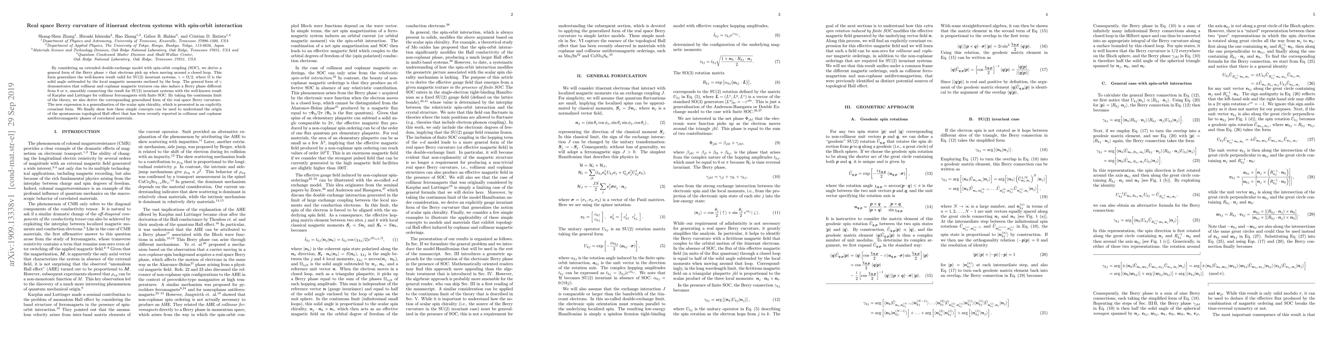 Thumbnail for Real space Berry curvature of itinerant electron systems with spin-orbit
  interaction