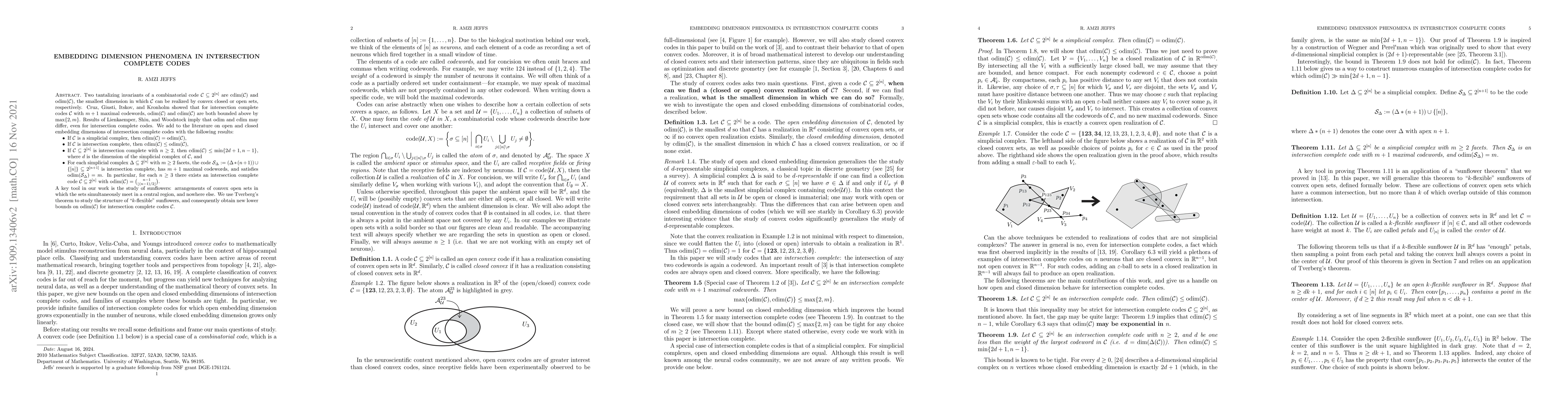 Thumbnail for Embedding Dimension Phenomena in Intersection Complete Codes