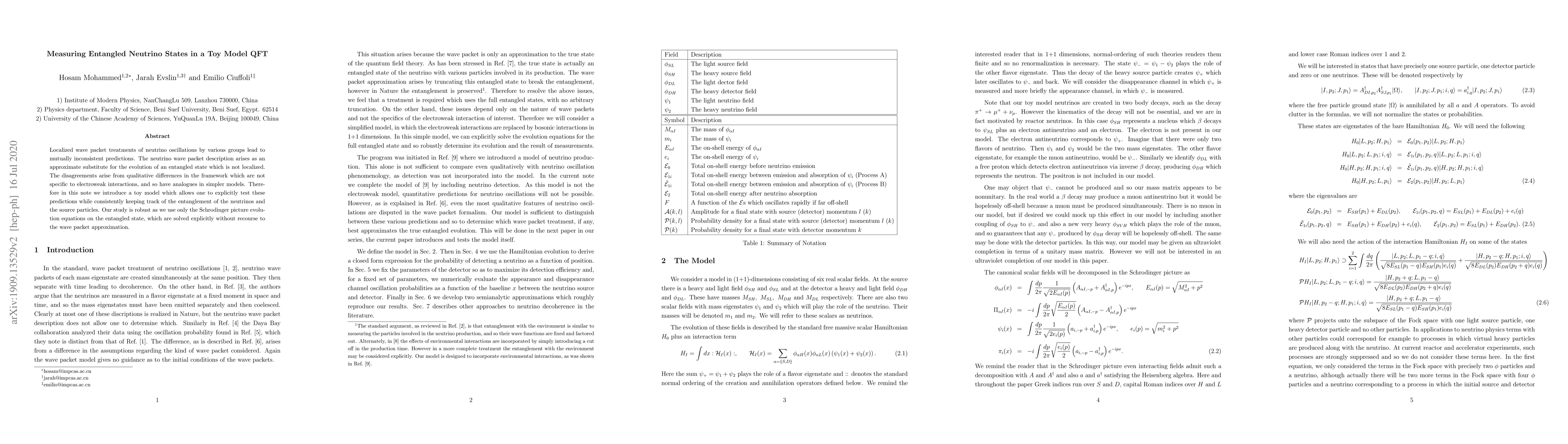 Thumbnail for Measuring Entangled Neutrino States in a Toy Model QFT