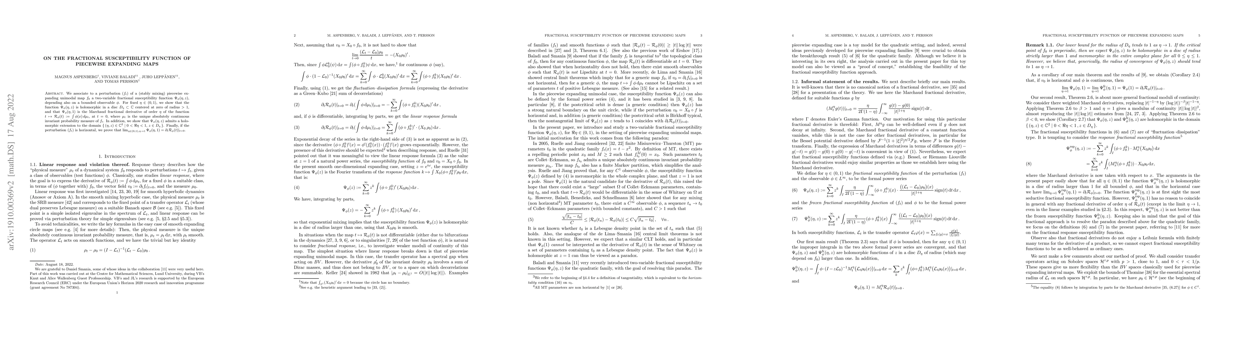 Thumbnail for On the fractional susceptibility function of piecewise expanding maps