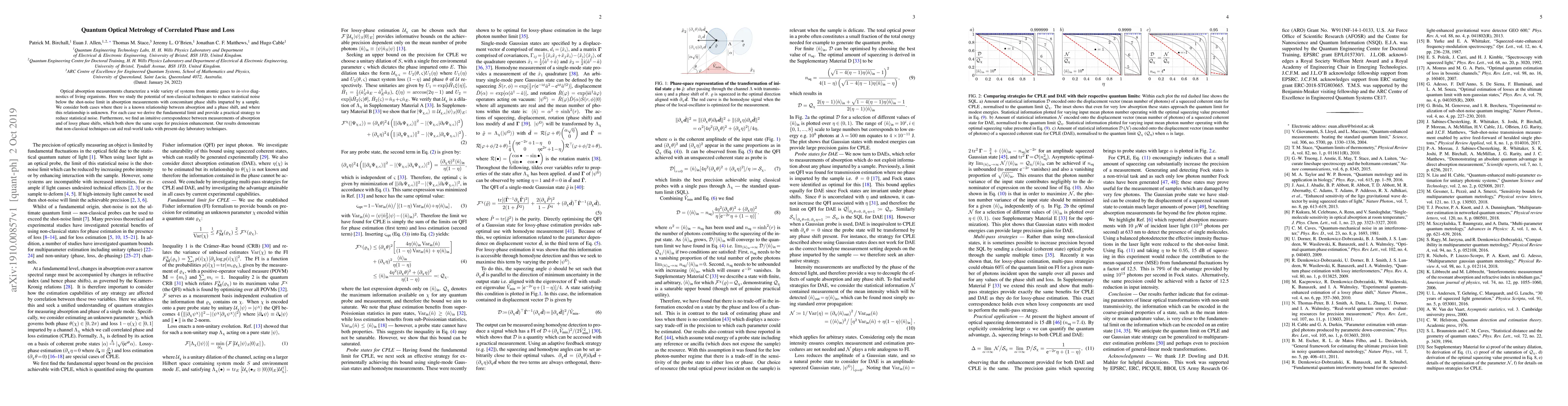 Thumbnail for Quantum Optical Metrology of Correlated Phase and Loss