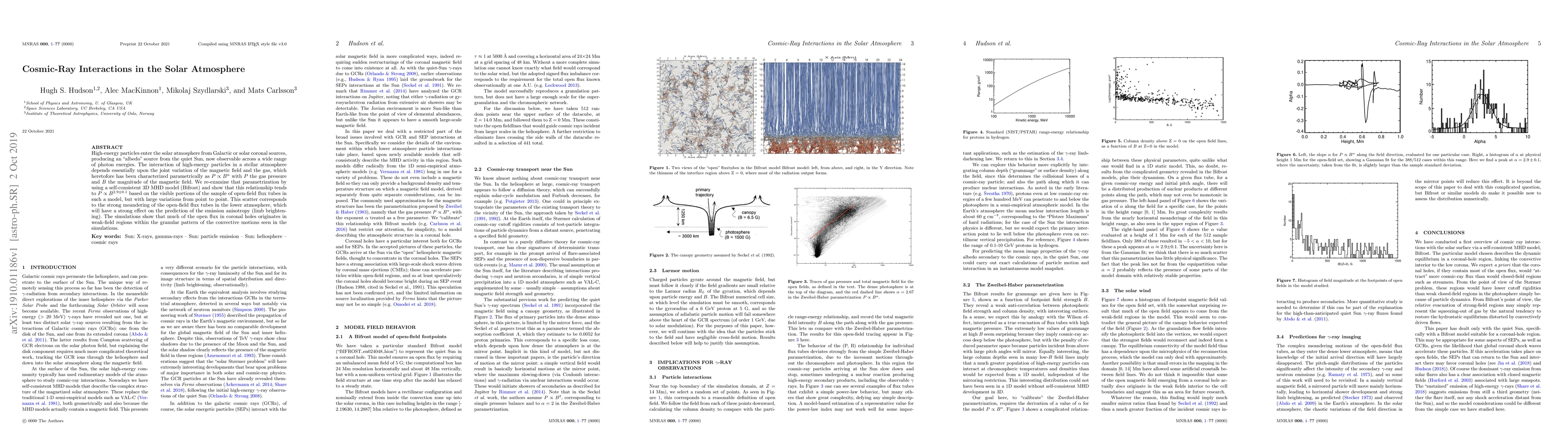 Thumbnail for Cosmic-Ray Interactions in the Solar Atmosphere