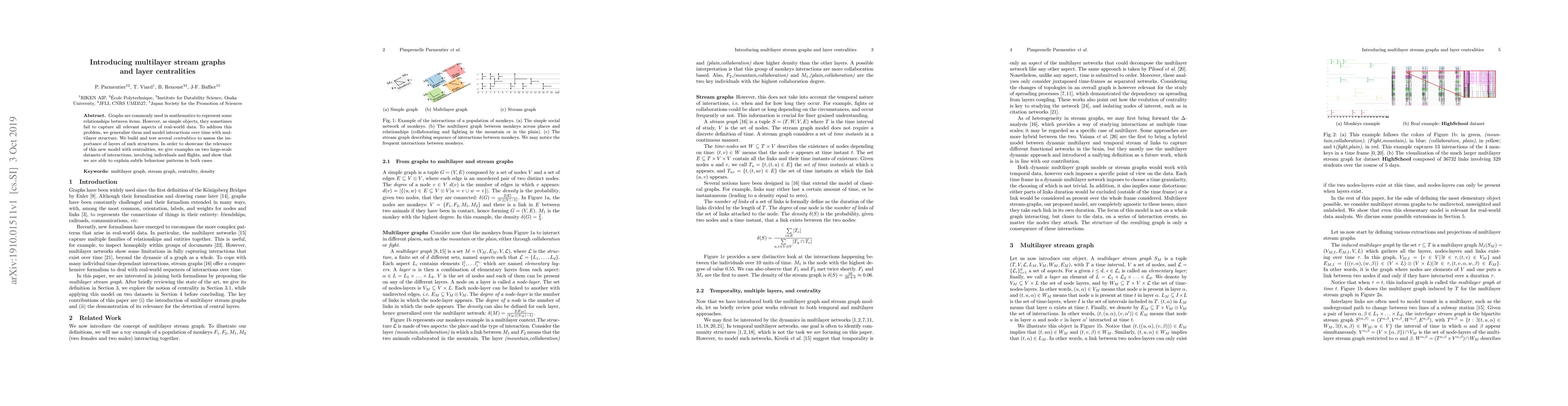 Thumbnail for Introducing multilayer stream graphs and layer centralities