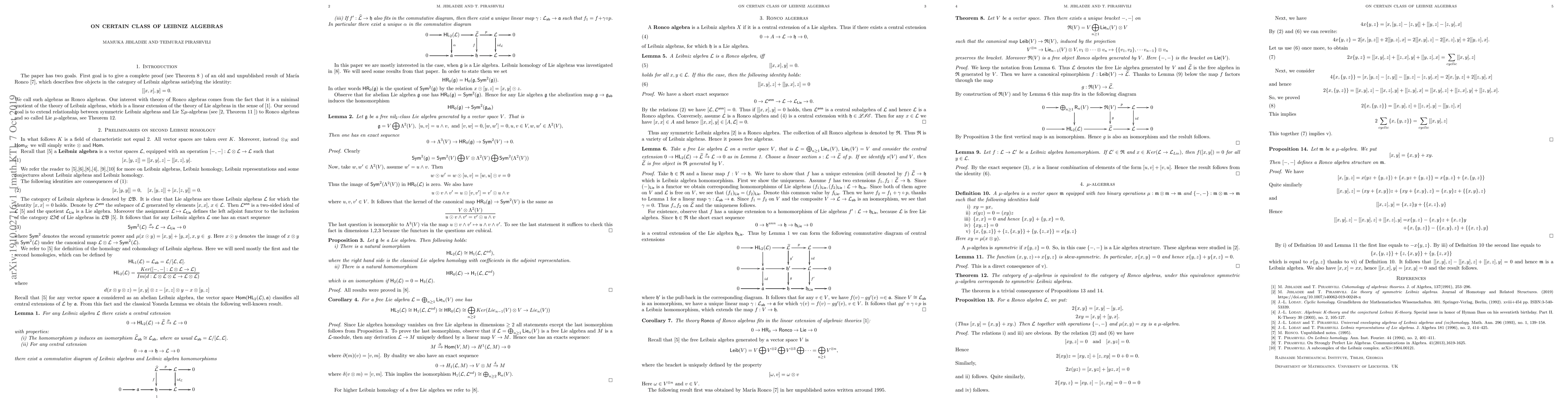 Thumbnail for On certain class of Leibniz algebras