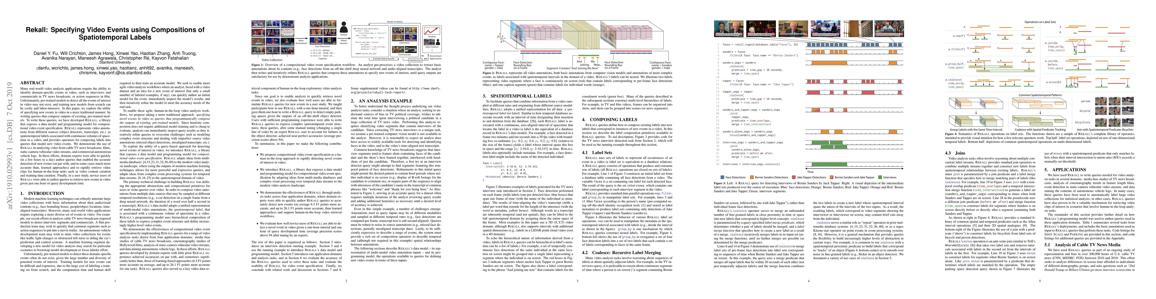 Thumbnail for Rekall: Specifying Video Events using Compositions of Spatiotemporal
  Labels
