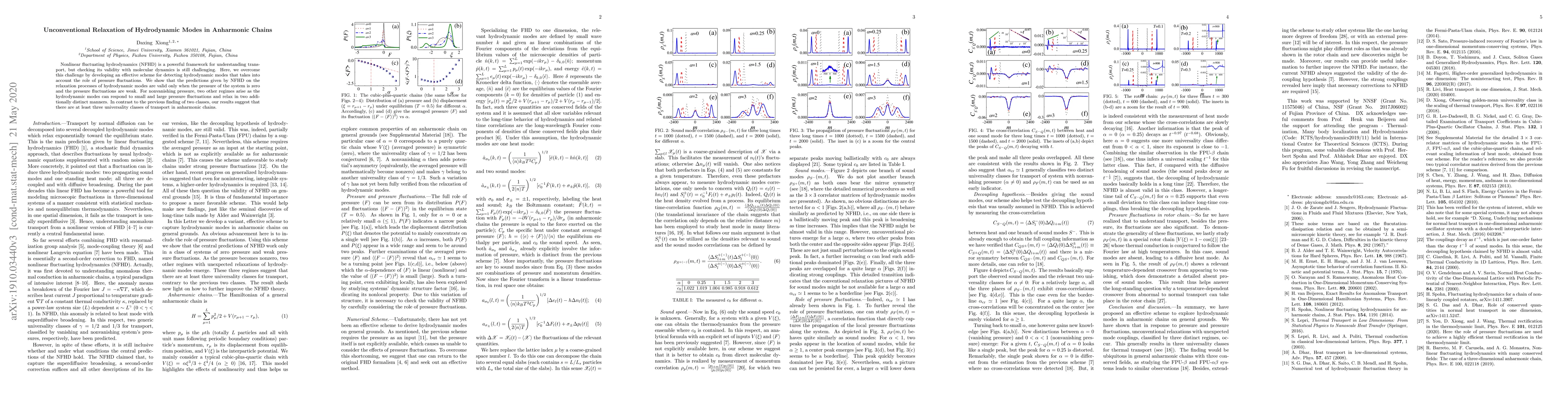 Thumbnail for Unconventional Relaxation of Hydrodynamic Modes in Anharmonic Chains