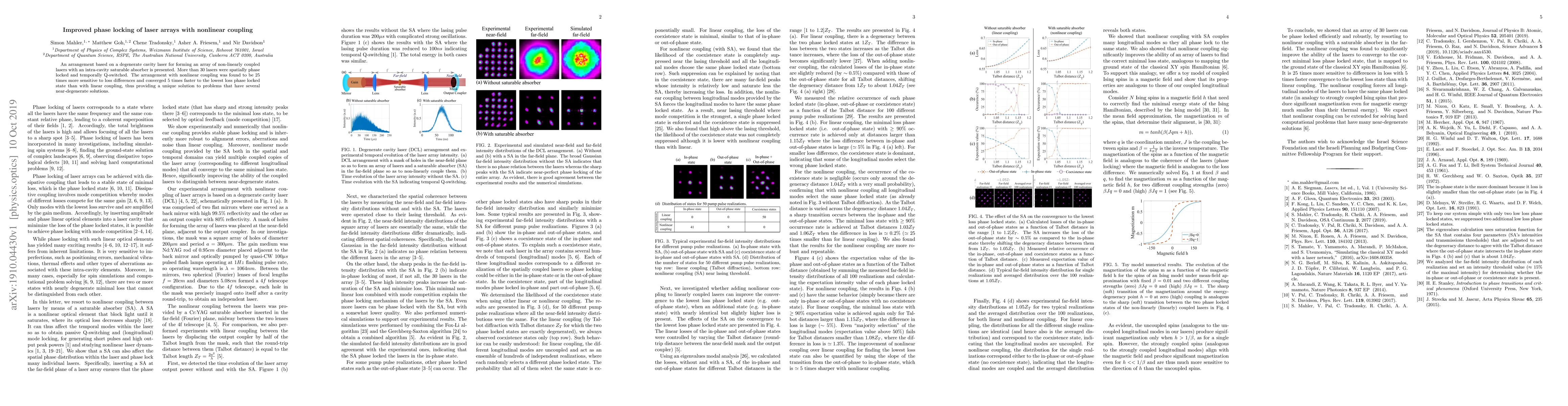 Thumbnail for Improved phase locking of laser arrays with nonlinear coupling