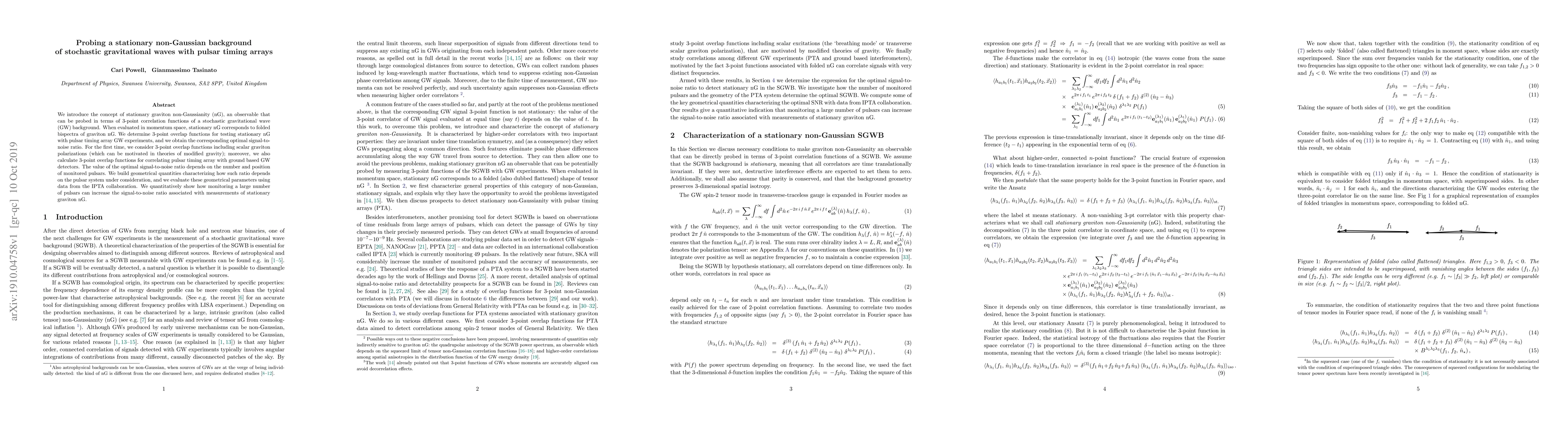 Thumbnail for Probing a stationary non-Gaussian background of stochastic gravitational
  waves with pulsar timing arrays