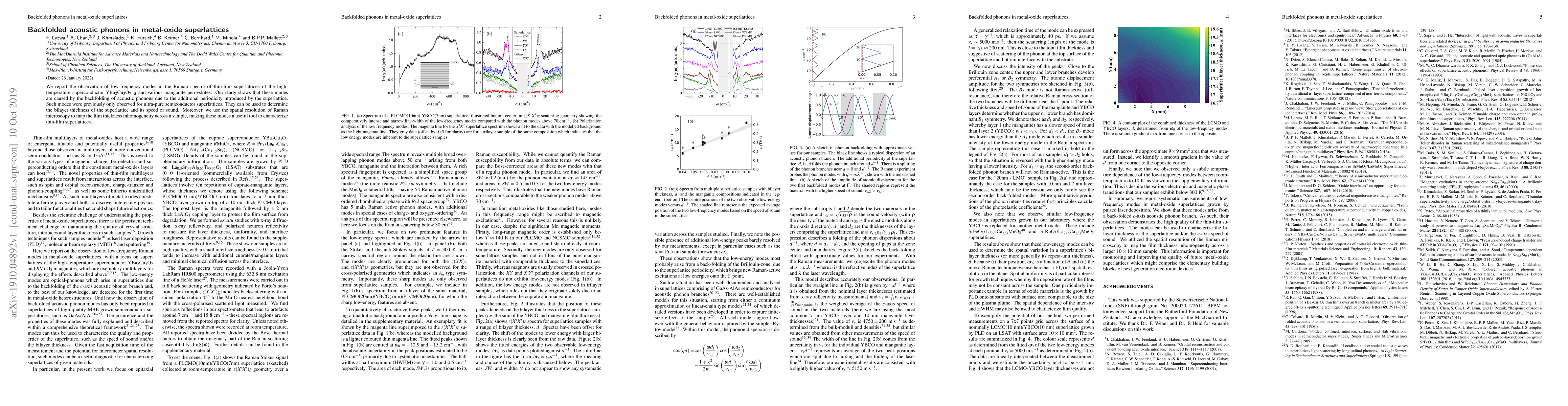 Thumbnail for Backfolded acoustic phonons in metal-oxide superlattices