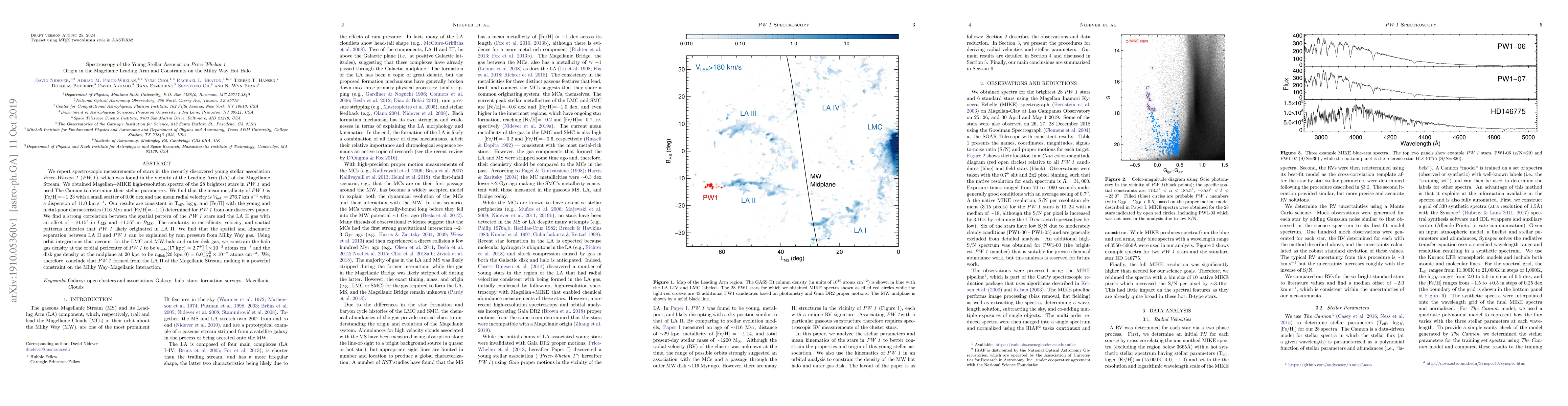 Thumbnail for Spectroscopy of the Young Stellar Association Price-Whelan 1: Origin in
  the Magellanic Leading Arm and Constraints on the Milky Way Hot Halo