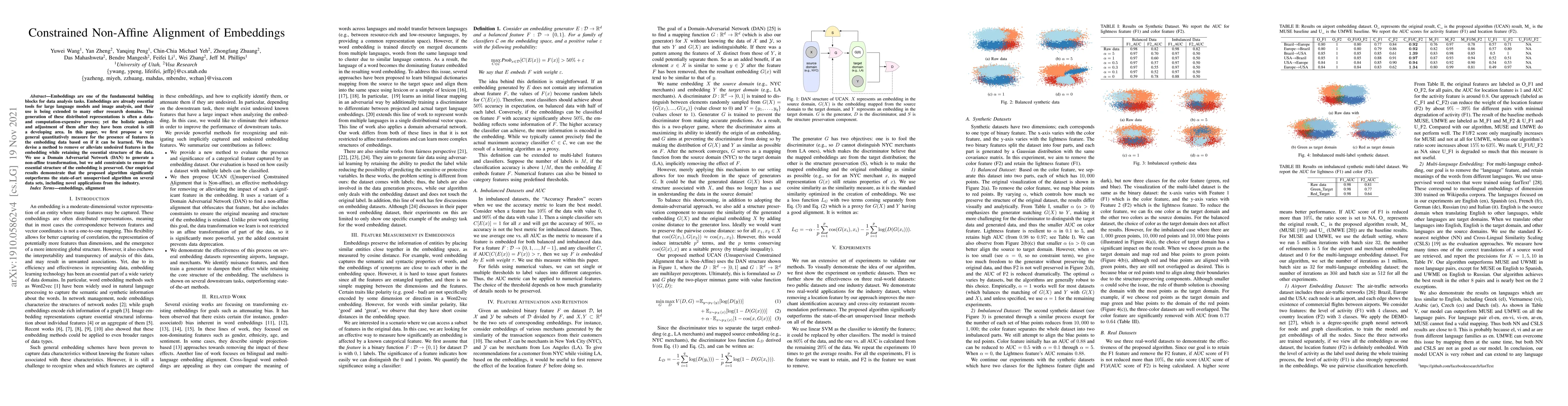 Thumbnail for Constrained Non-Affine Alignment of Embeddings