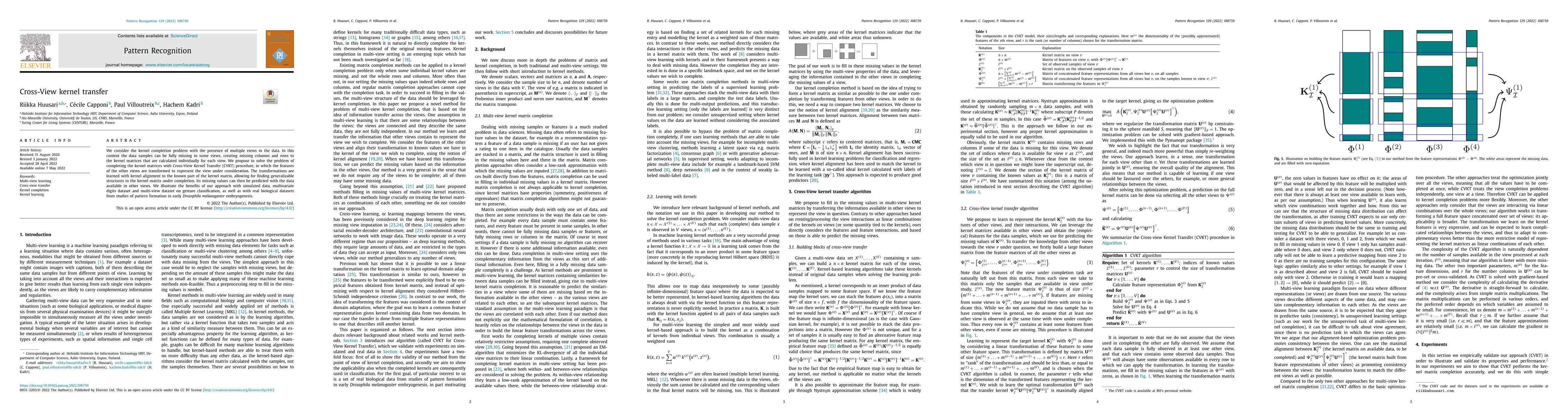 Thumbnail for Cross-view kernel transfer