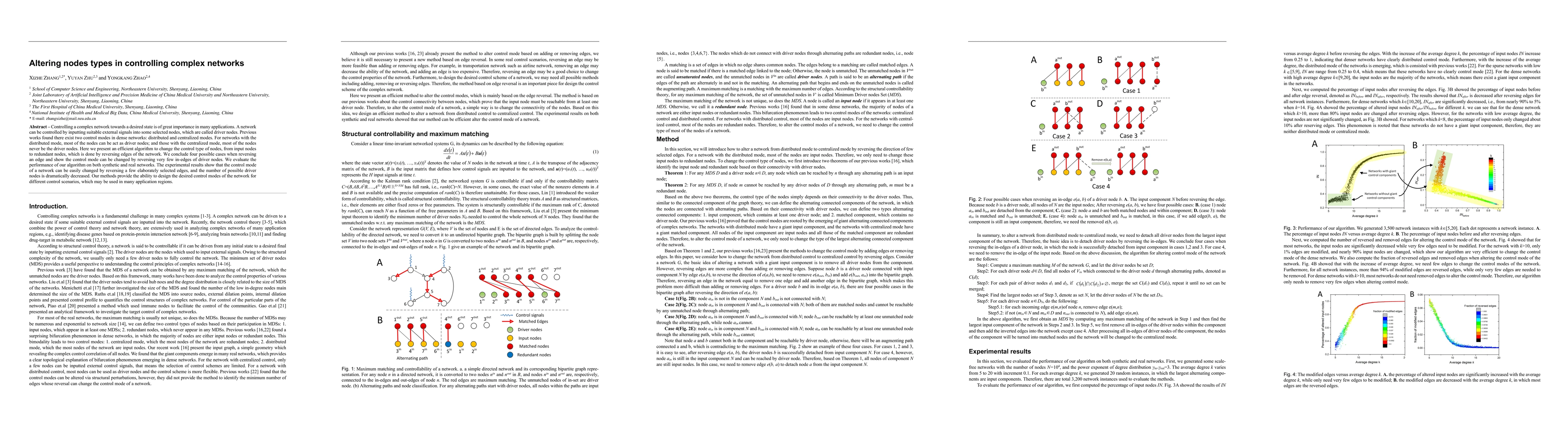 Thumbnail for Altering nodes types in controlling complex networks