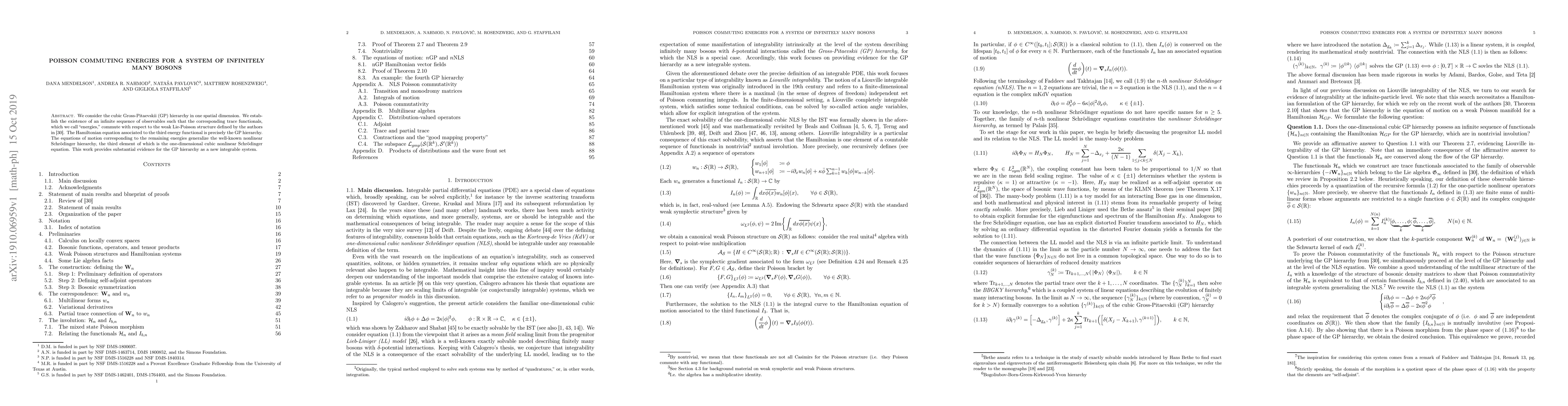 Thumbnail for Poisson Commuting Energies for a System of Infinitely Many Bosons