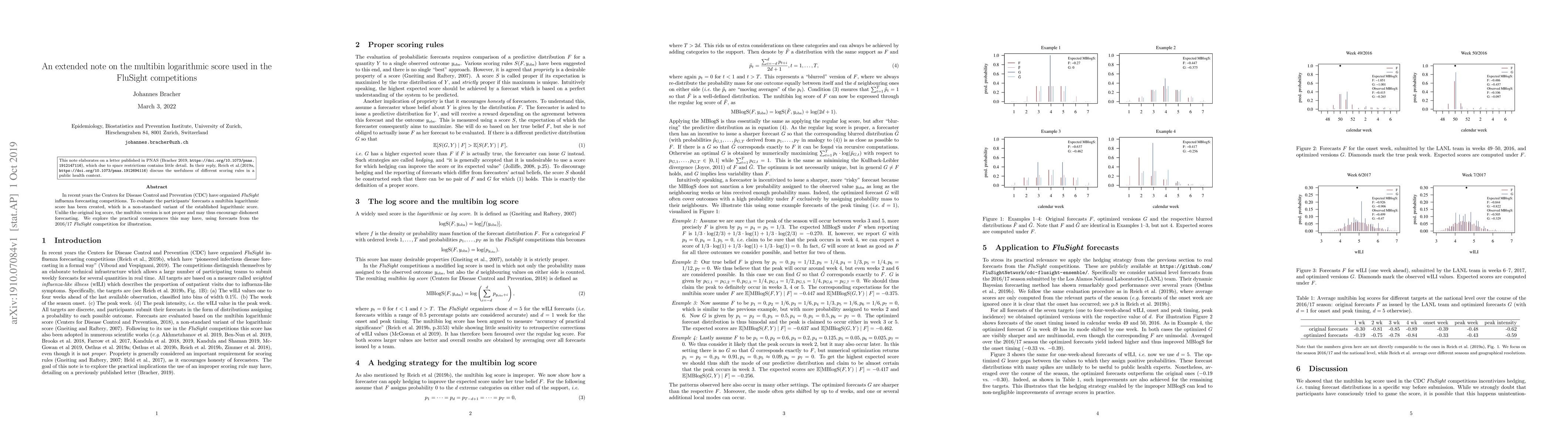 Thumbnail for An extended note on the multibin logarithmic score used in the FluSight
  competitions