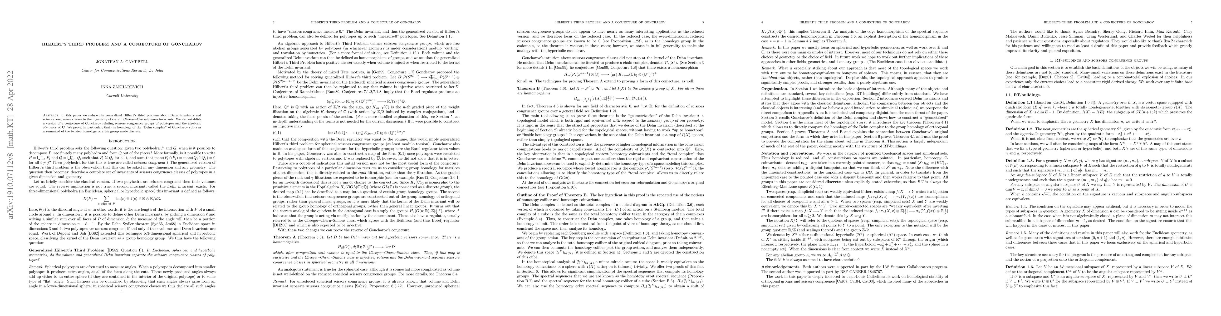Thumbnail for Hilbert's third problem and a conjecture of Goncharov