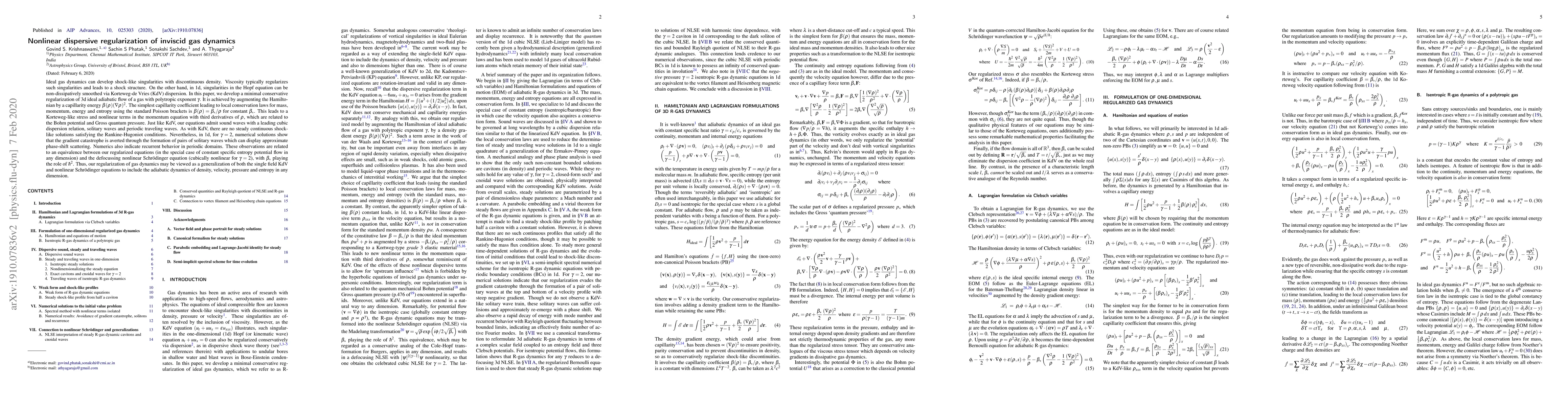 Thumbnail for Nonlinear dispersive regularization of inviscid gas dynamics