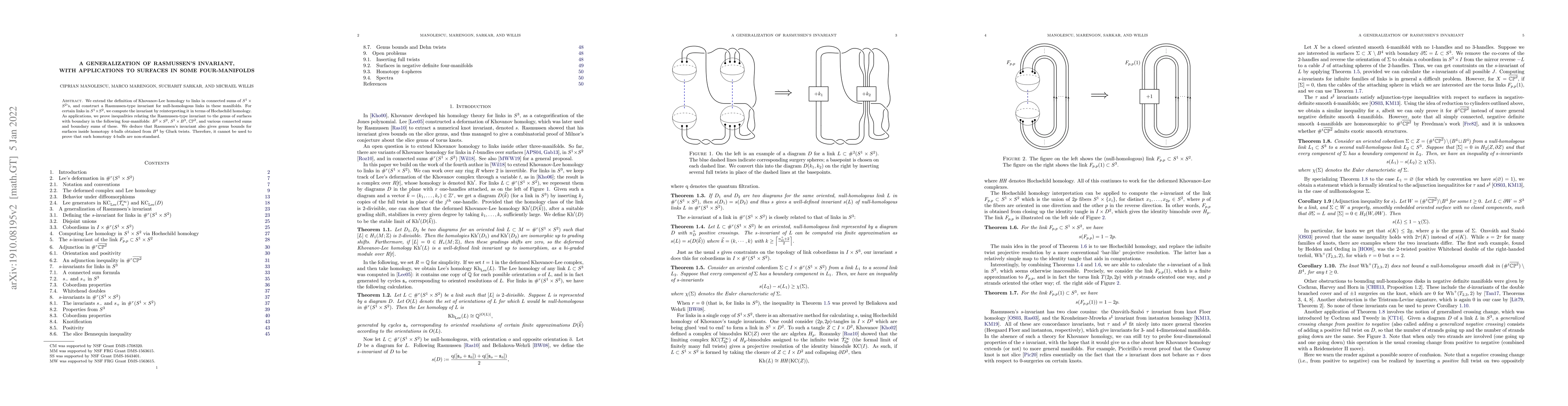 Thumbnail for A generalization of Rasmussen's invariant, with applications to surfaces
  in some four-manifolds