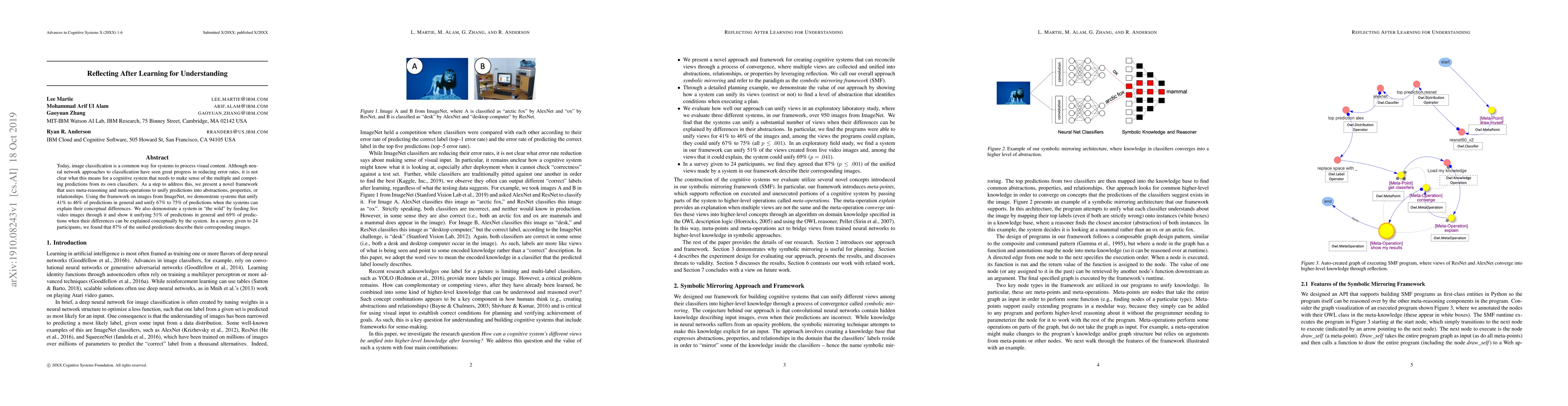 Thumbnail for Reflecting After Learning for Understanding