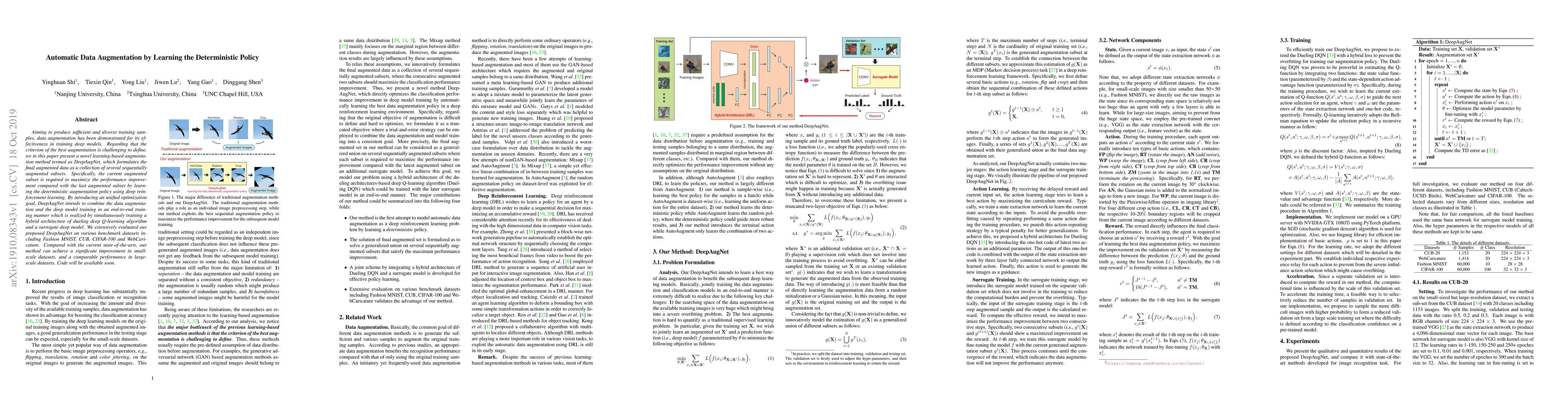 Thumbnail for Automatic Data Augmentation by Learning the Deterministic Policy