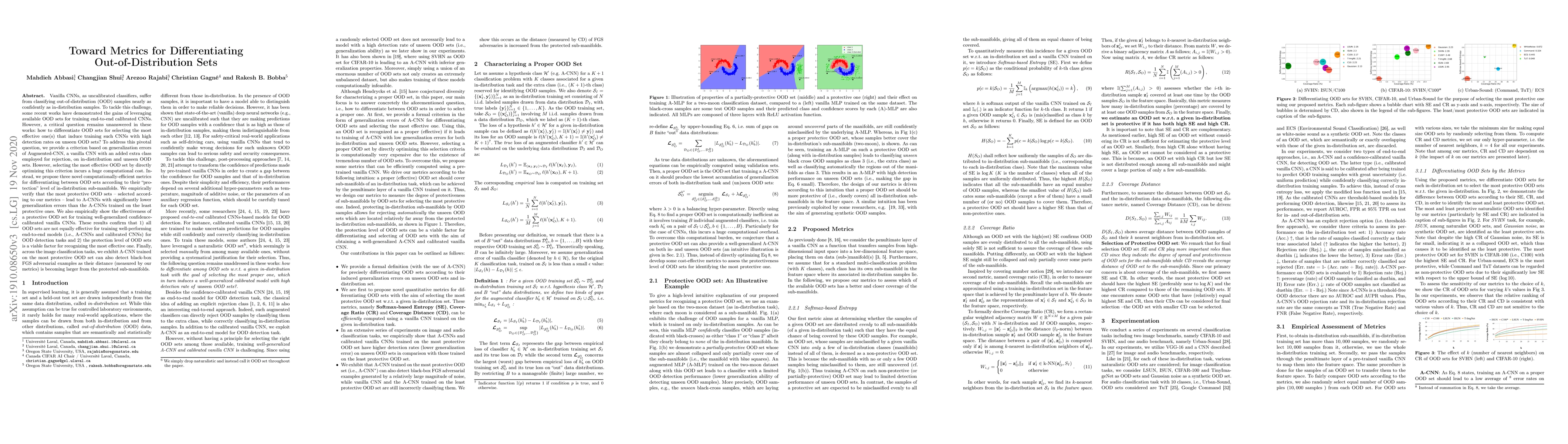 Thumbnail for Toward Metrics for Differentiating Out-of-Distribution Sets