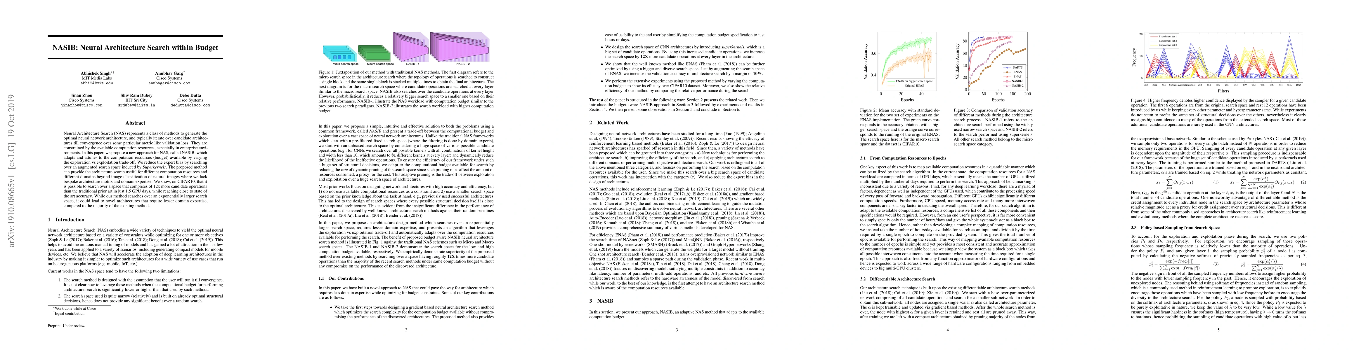 Thumbnail for NASIB: Neural Architecture Search withIn Budget