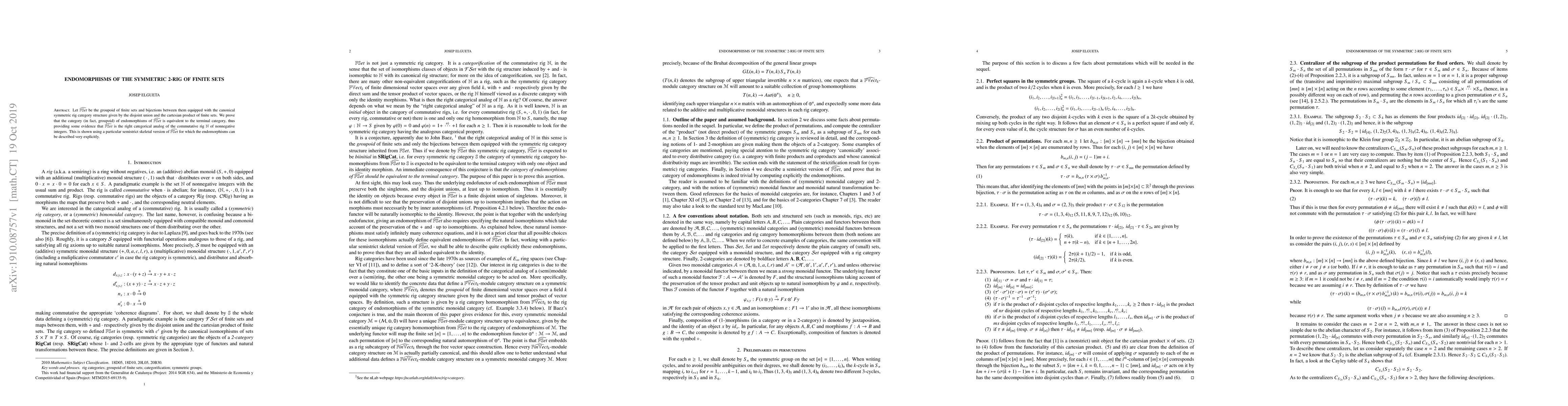 Thumbnail for Endomorphisms of the symmetric 2-rig of finite sets