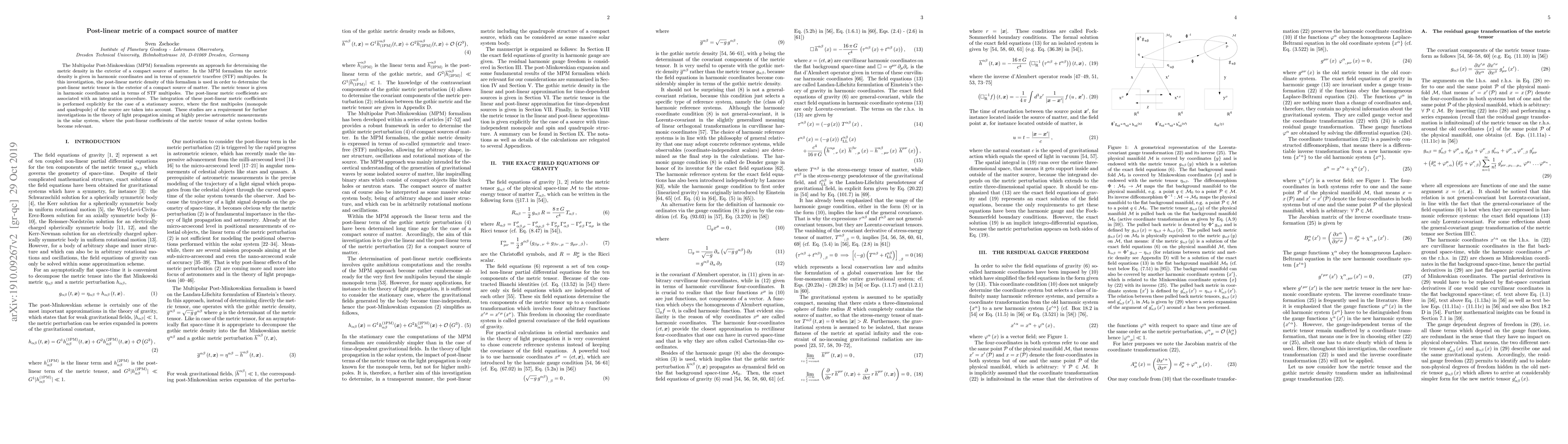 Thumbnail for Post-linear metric of a compact source of matter
