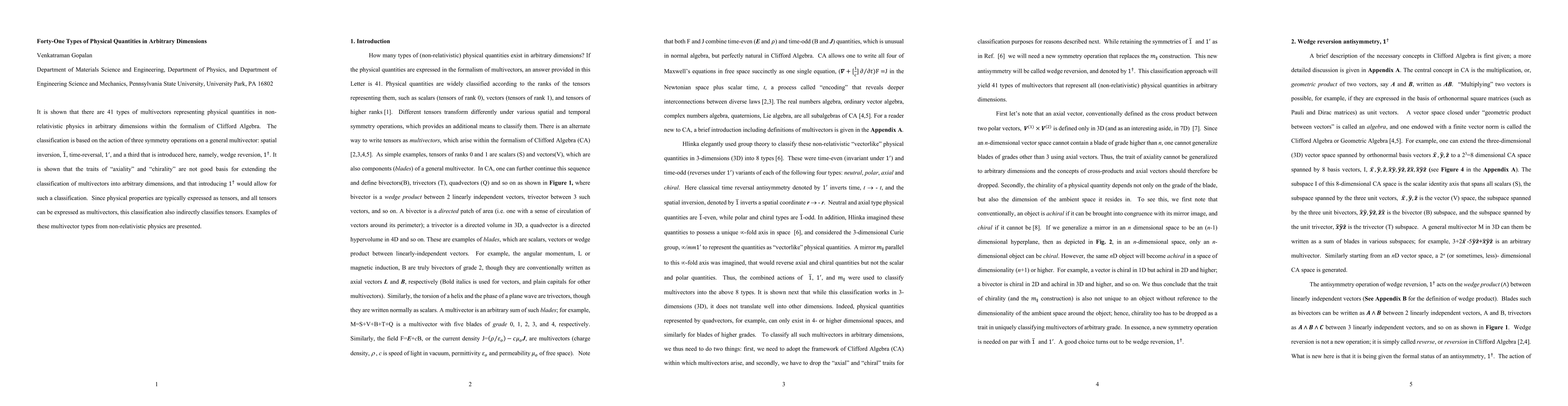 Thumbnail for Forty-One Types of Physical Quantities in Arbitrary Dimensions