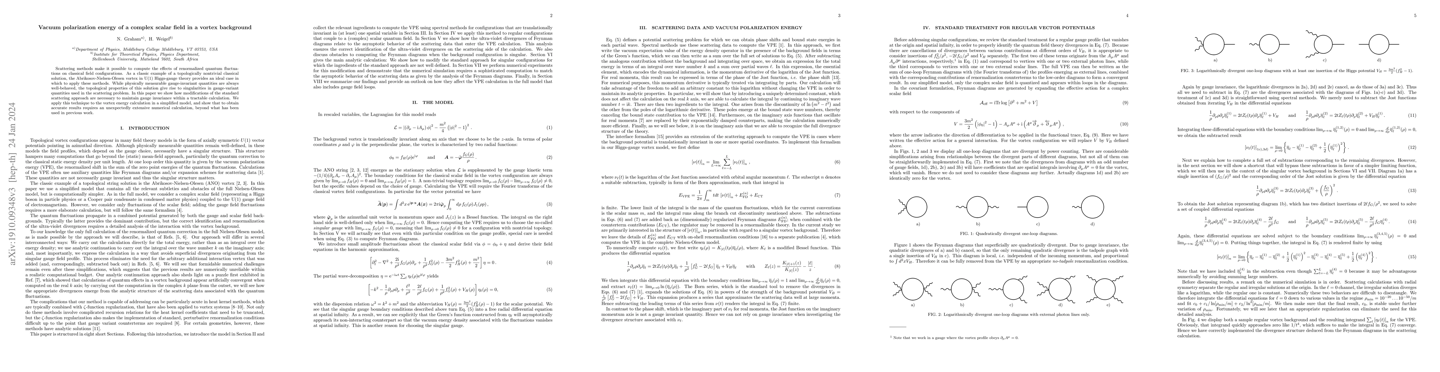 Thumbnail for Vacuum polarization energy of a complex scalar field in a vortex
  background