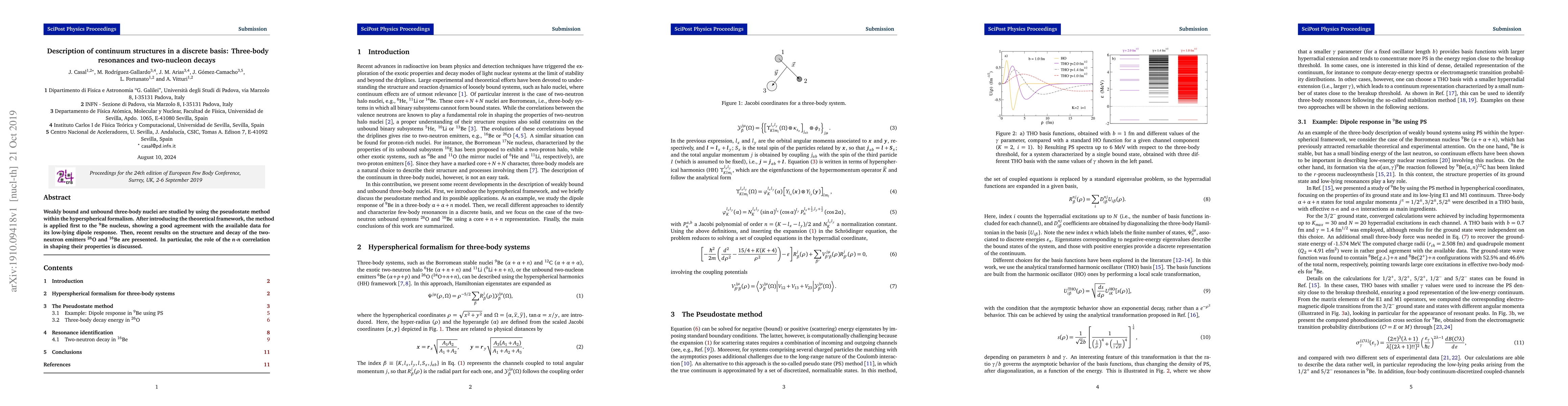 Thumbnail for Description of continuum structures in a discrete basis: Three-body
  resonances and two-nucleon decays