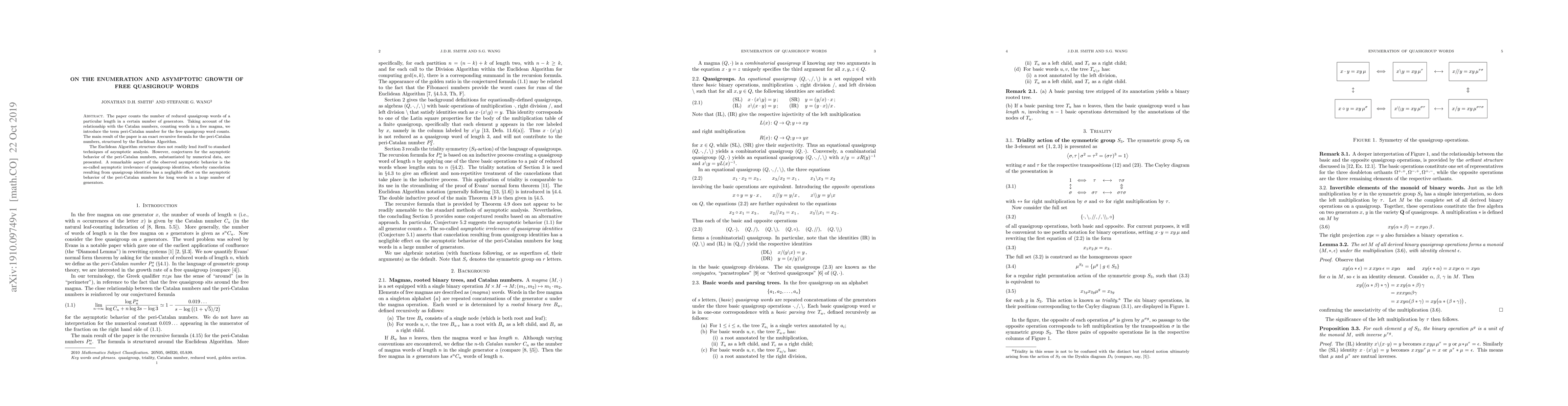 Thumbnail for On the Enumeration and Asymptotic Growth of Free Quasigroup Words